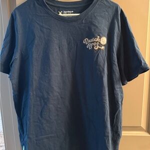 Dutch Bros Navy Tee with Logo
